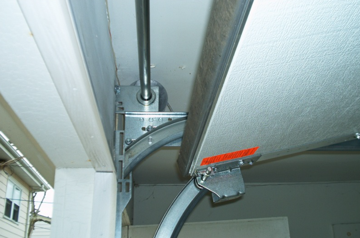 garage door track repair.