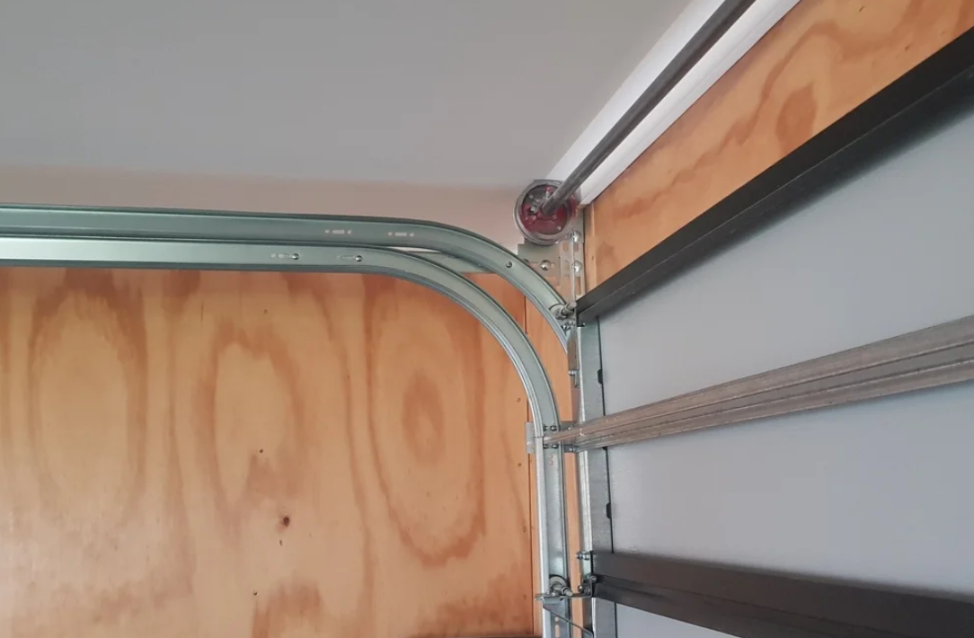 garage door track repair.